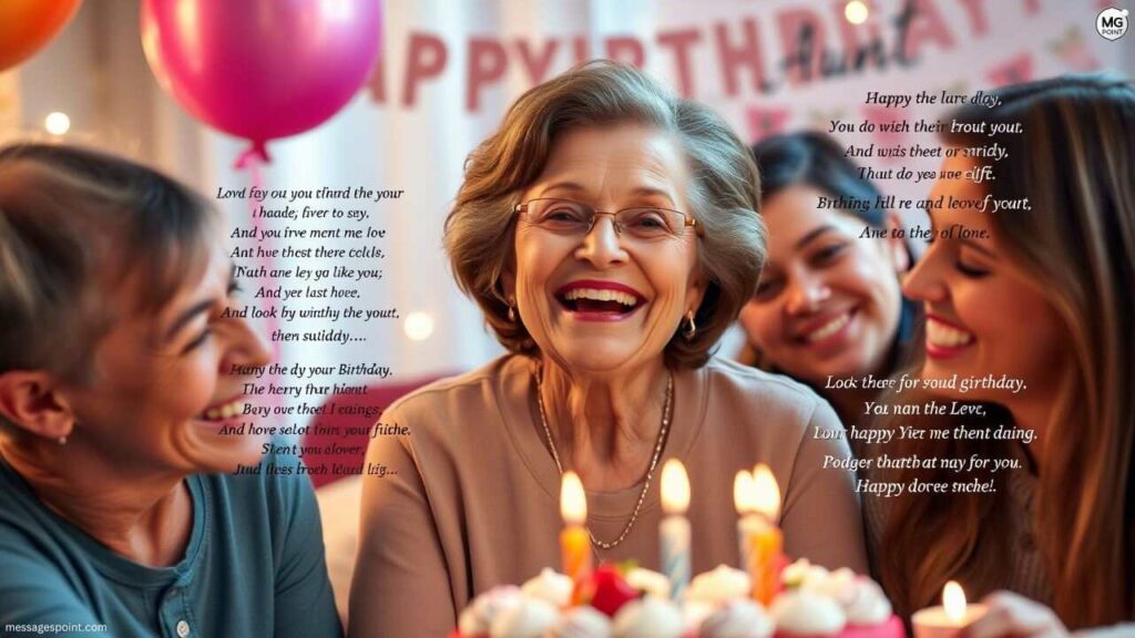 Birthday Poems Heart Touching Birthday Wishes For Aunt
