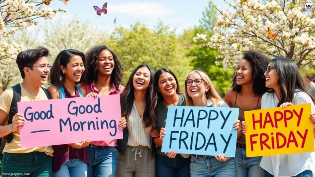 Fun and Playful Good Morning and Happy Friday Messages
