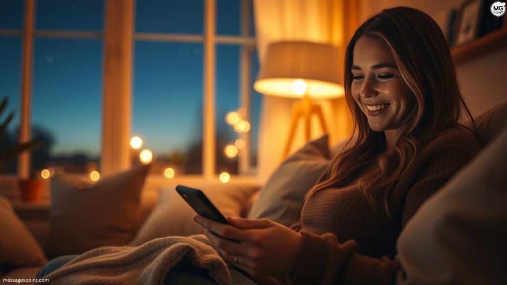 Good Evening Love Message to Make Her Smile