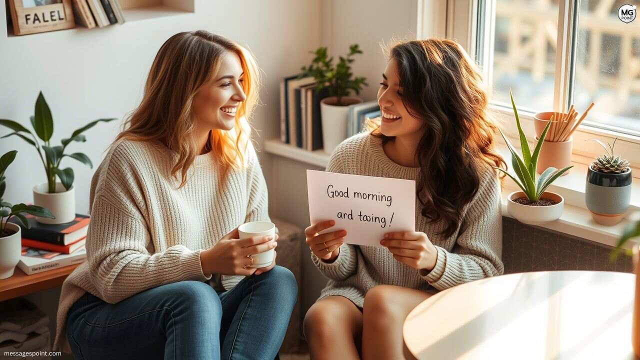 good morning message for a friend