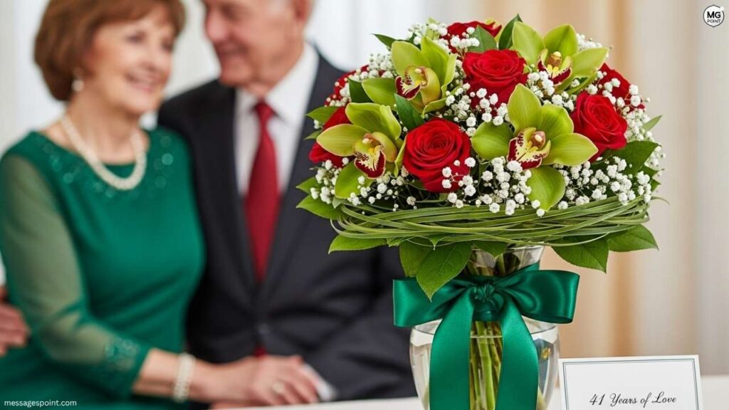 41st Wedding Anniversary Color